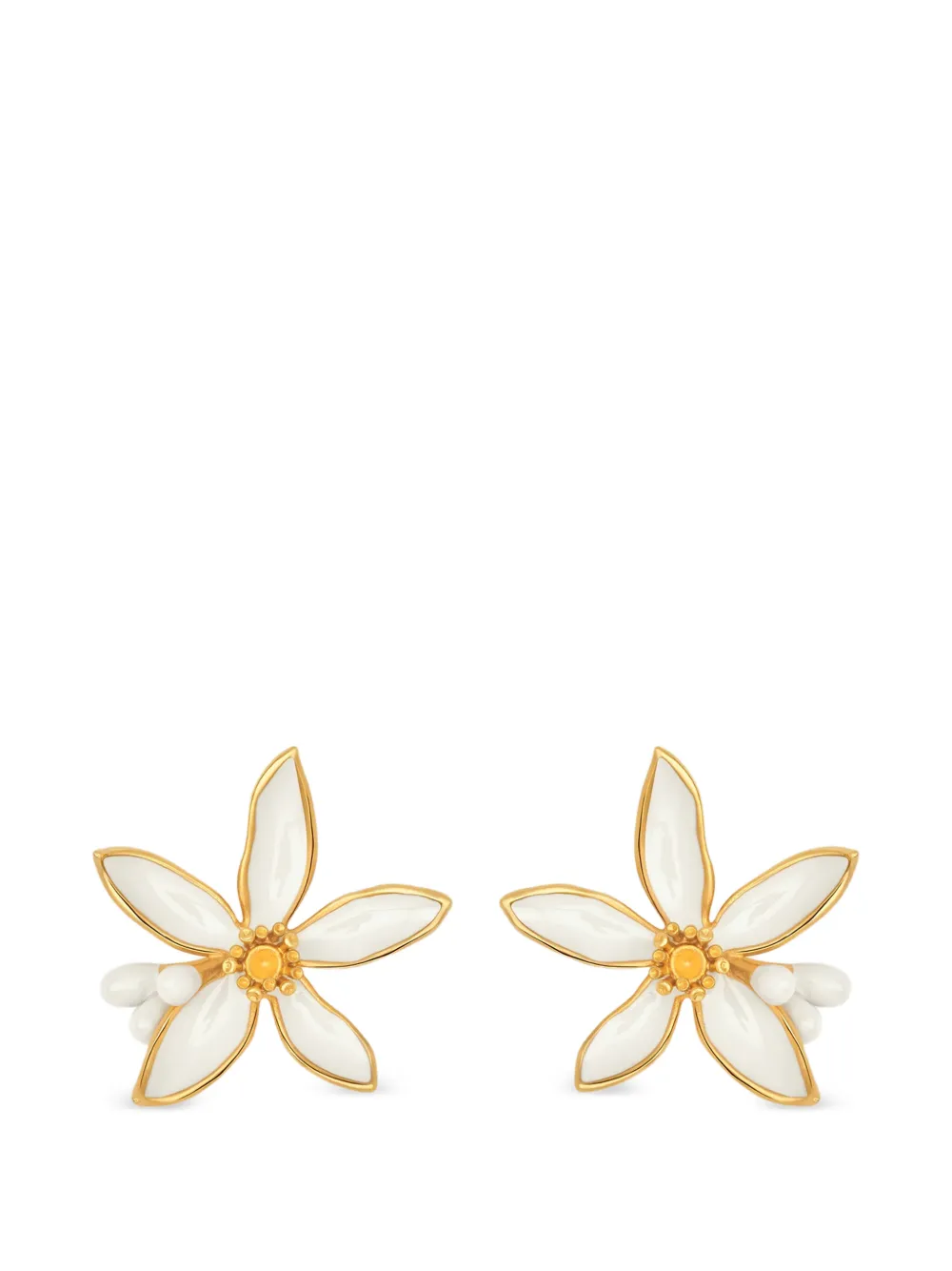 Orange blossom earrings