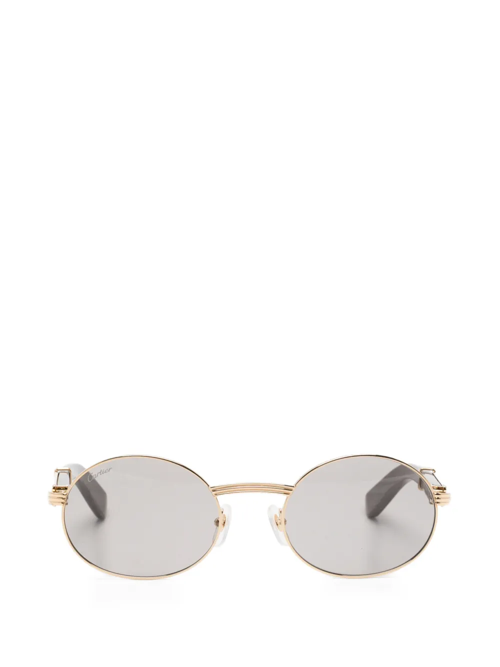 Oval-frame sunglasses