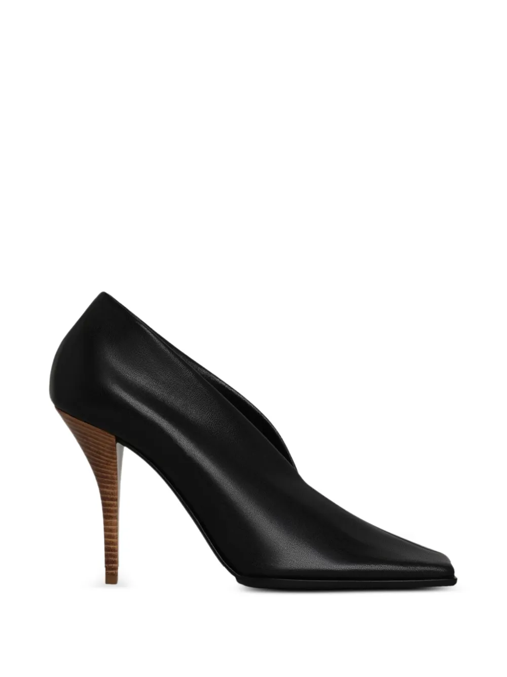 Point toe high-heel pumps