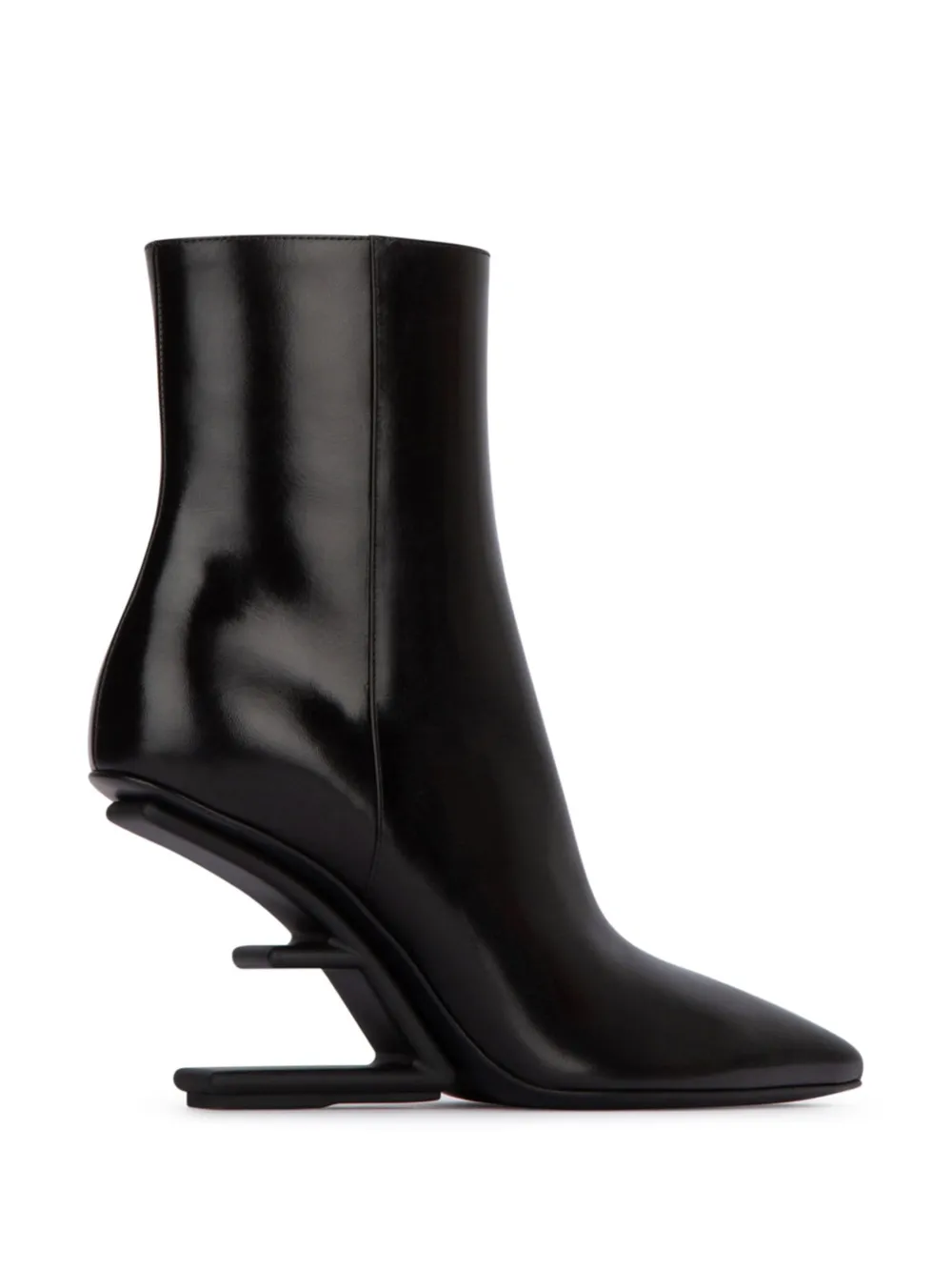 95mm sculpted-heel boots