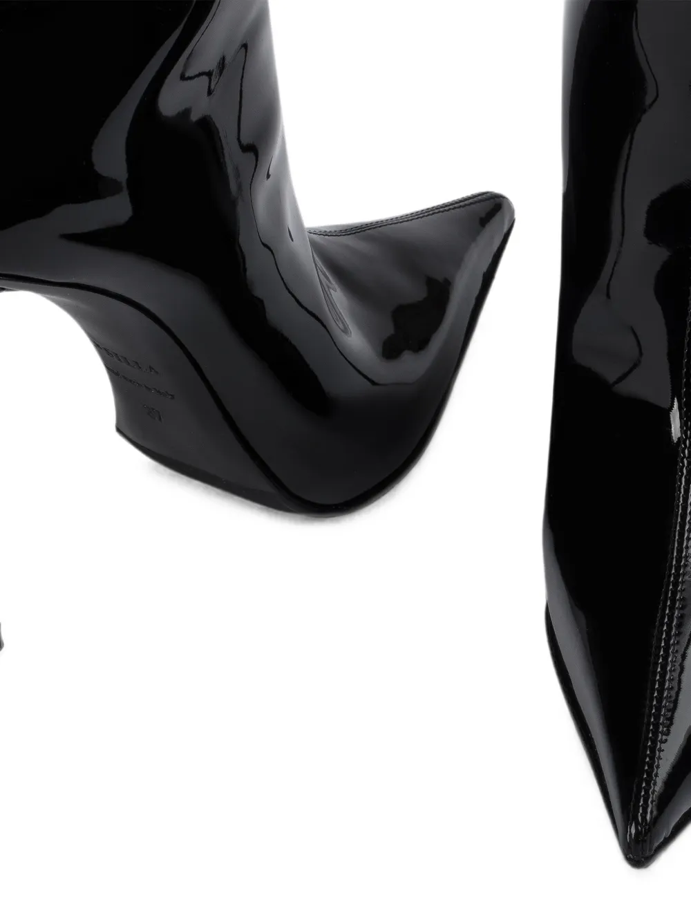 Amelia pointed-toe knee-high boots