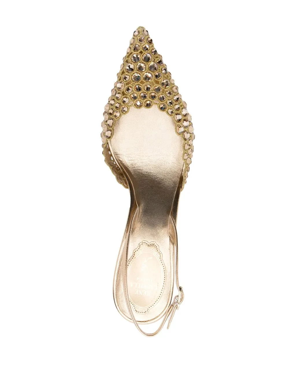 88mm crystal-embellished heeled pumps