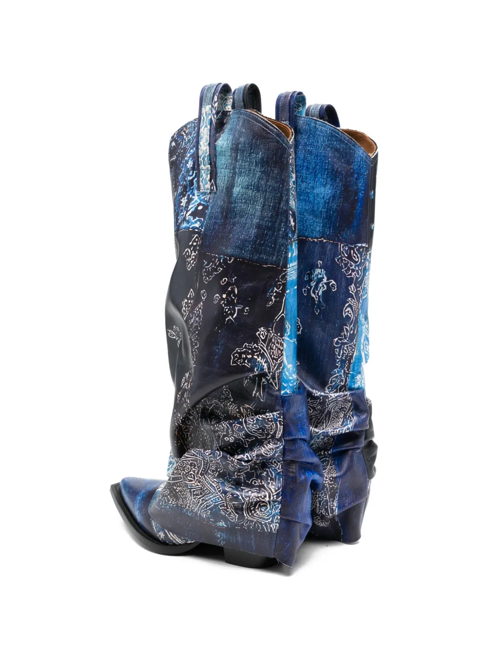 Bandana print boots