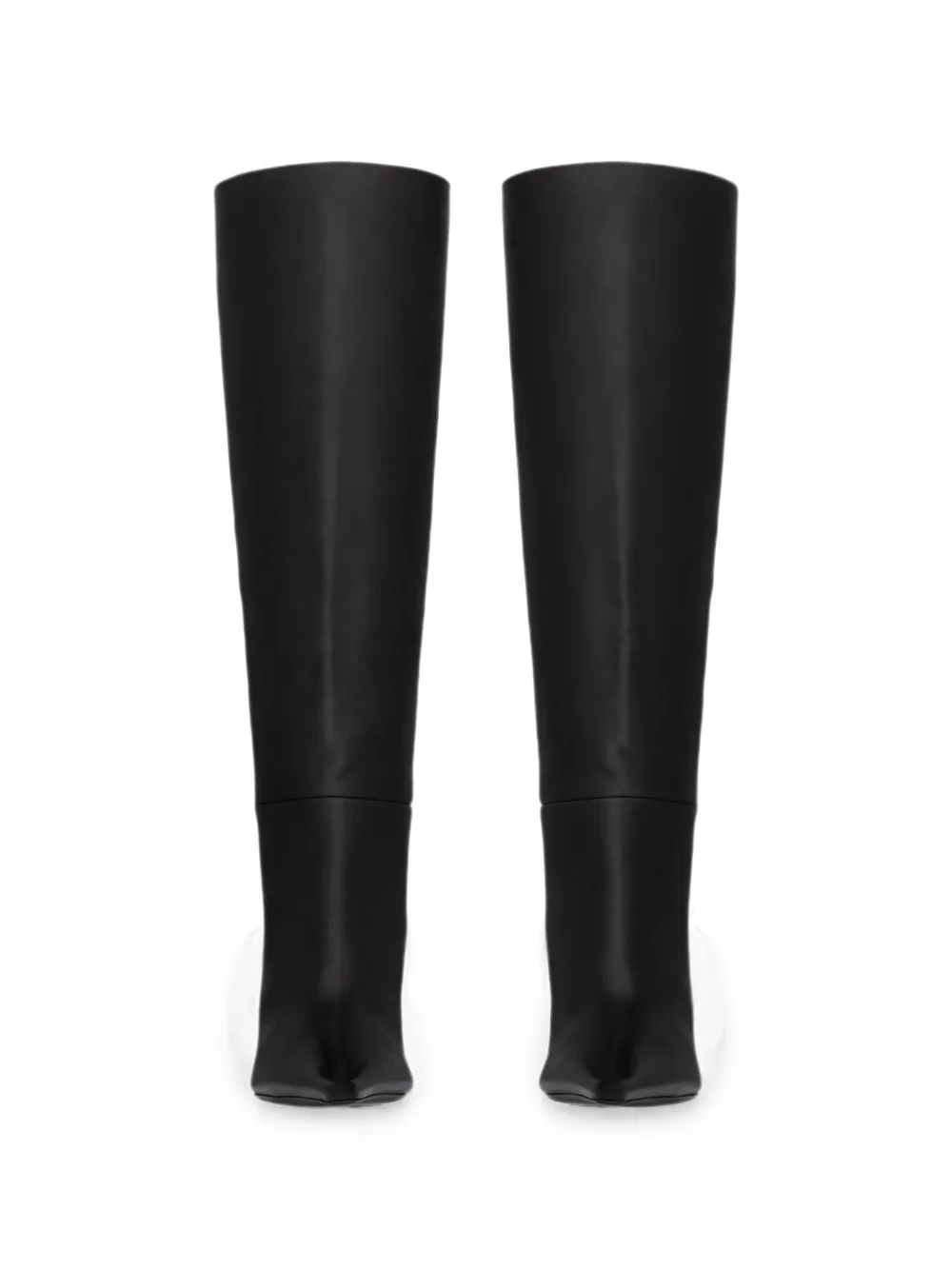 Pointed-toe knee-high boots
