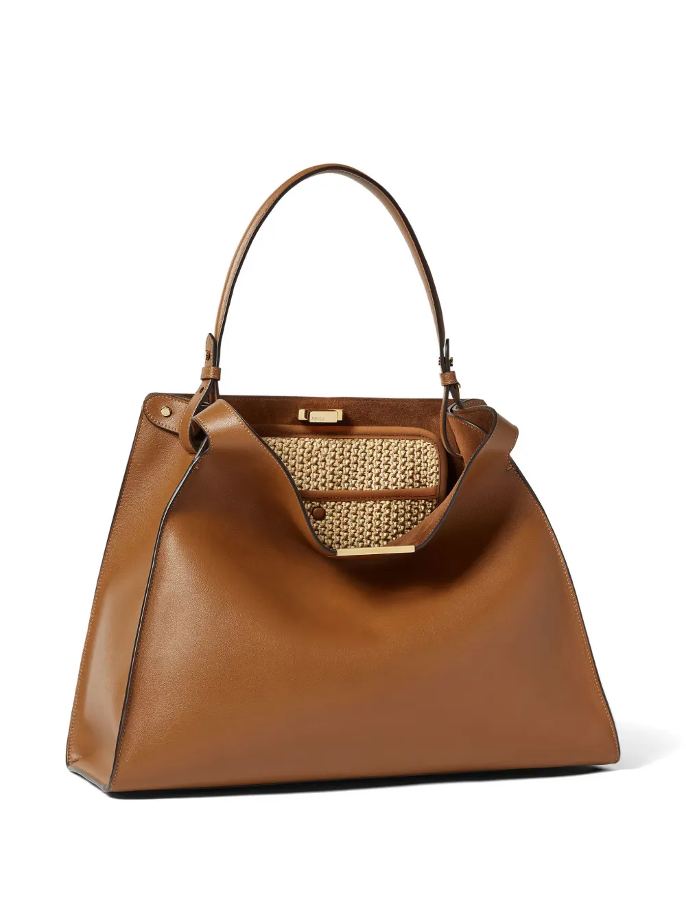 Peekaboo Way leather tote bag