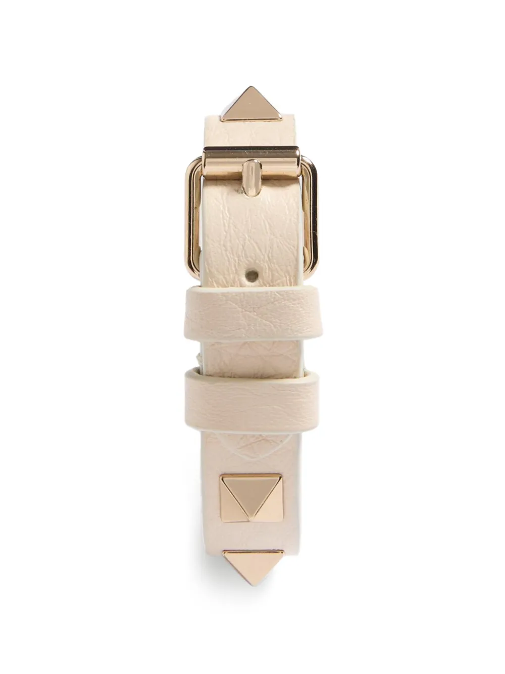 Rockstud leather bracelet